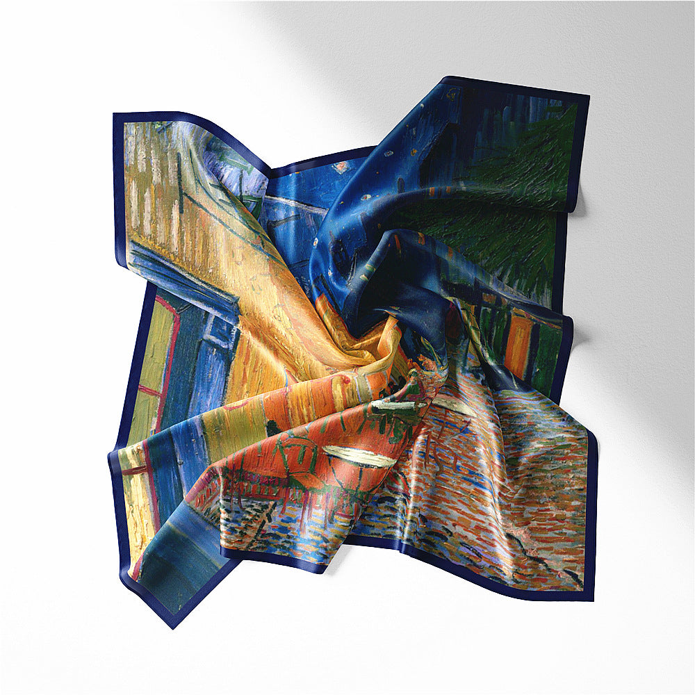 Spring And Autumn Thin Fashion Literary Scarf