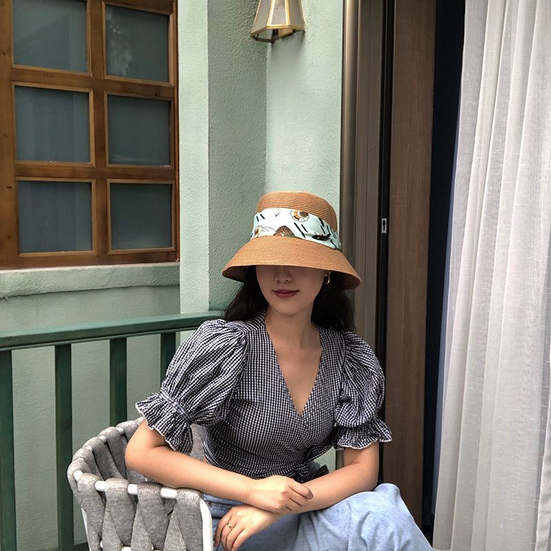 Feriedress French Vintage Hepburn Stråfiskermandshat