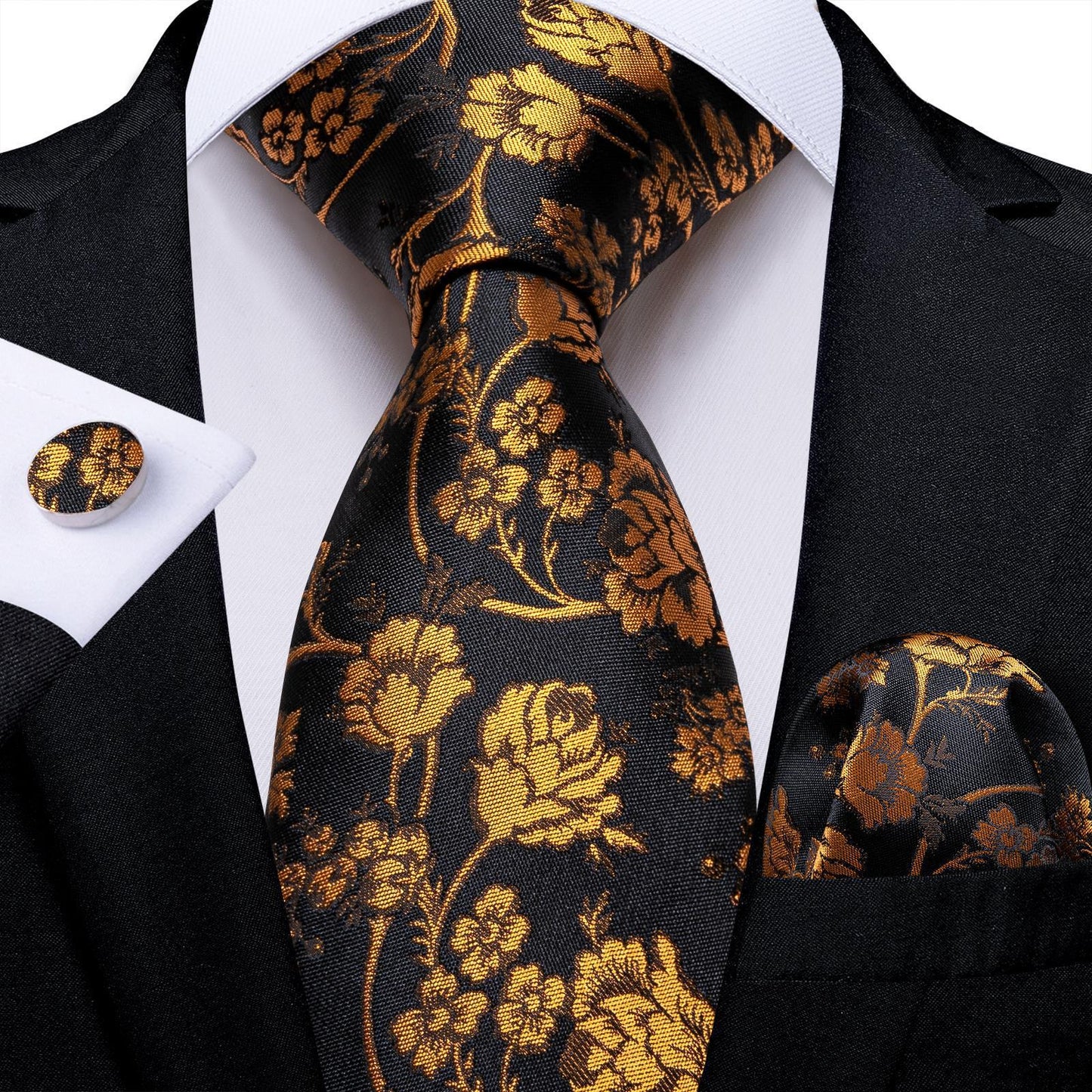Vintage Jacquard Paisley Tie 3-Piece Set