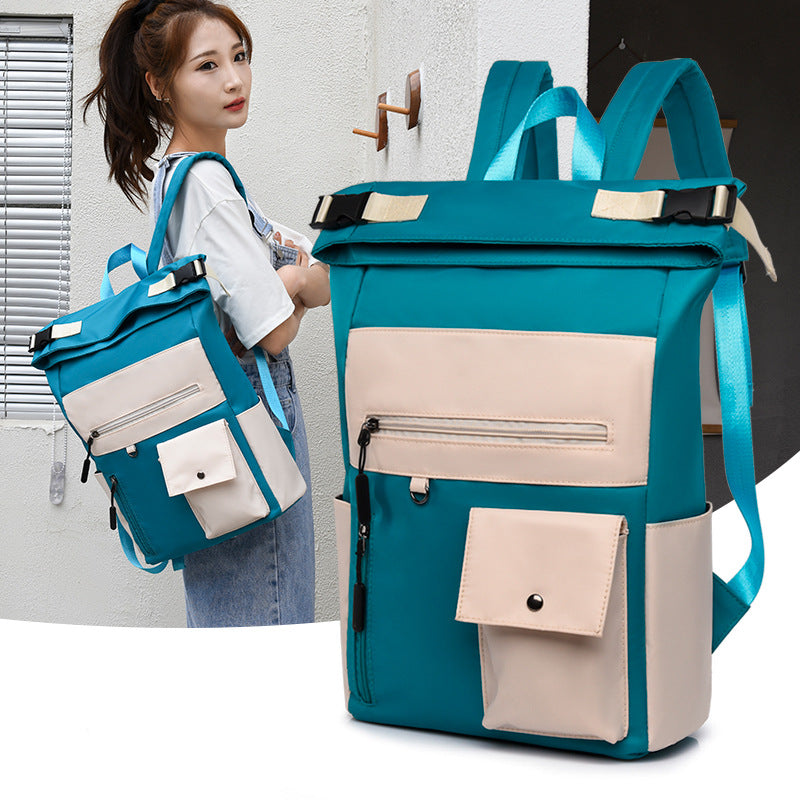 Fashion Simple Backpack Tide Light Leisure Outdoor Travel Bag