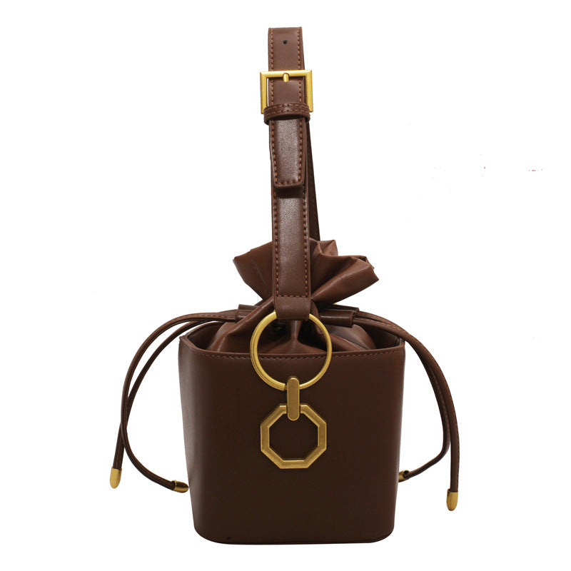 Bucket Casual Western Style Versatile Simple Shoulder Bag