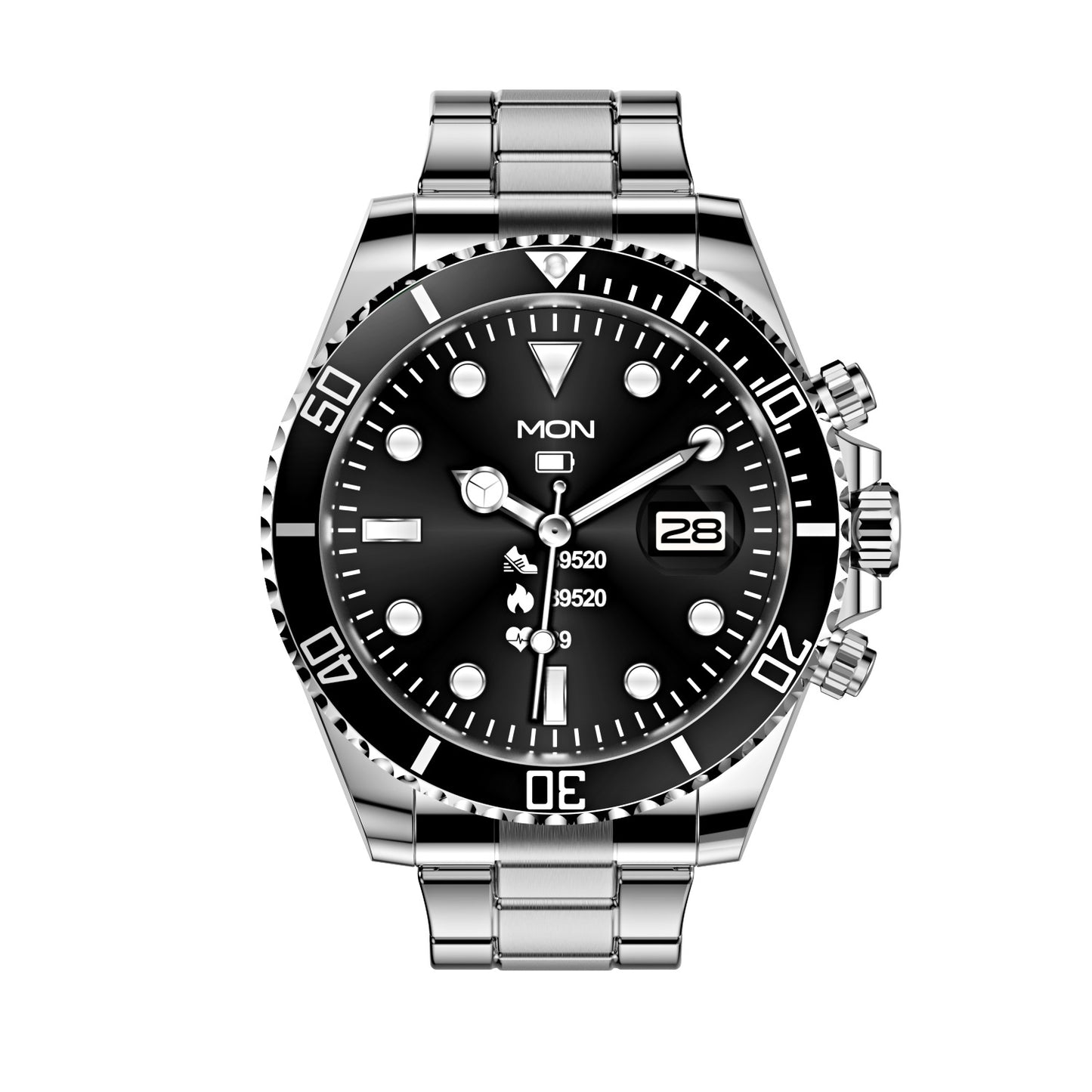 Stainless Steel Green Water Ghost Smart Watch
