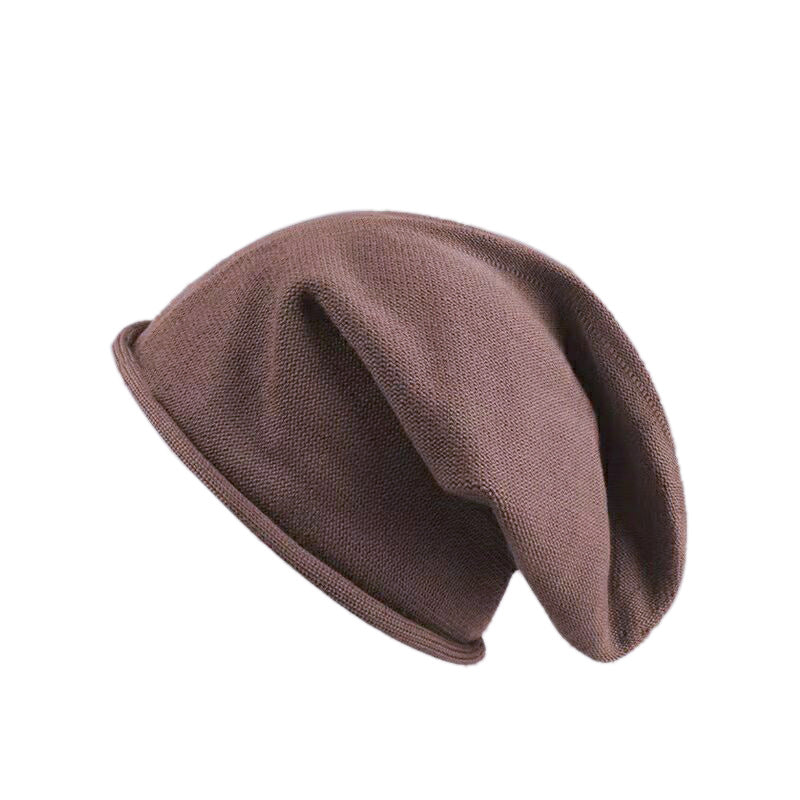 Fashion Loose And Lazy Style Big Head Circumference Beanie Hat
