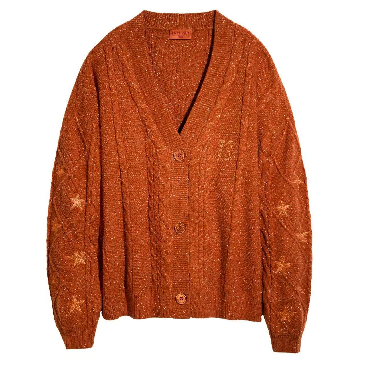 Cardigan Embroidery XINGX Loose And Idle Dinified Sweater