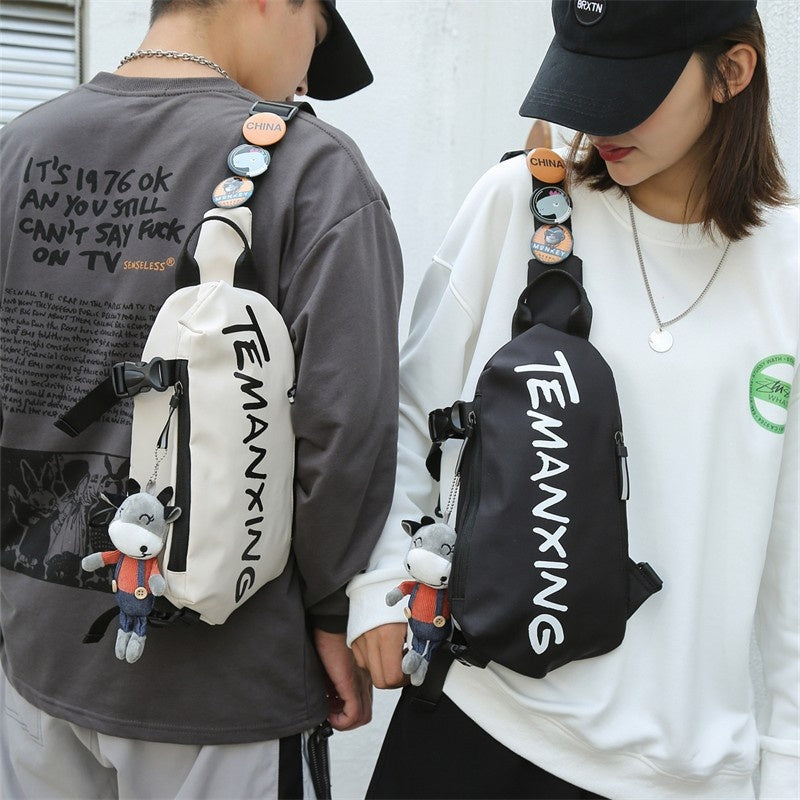 Chest Sports Student Shoulder All-match Boys Waist Bag Crossbody Small Female Messenger Bag Men