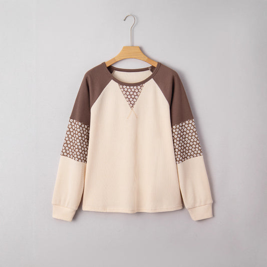Women's Loose Versatile Casual Printed Sweatshirt