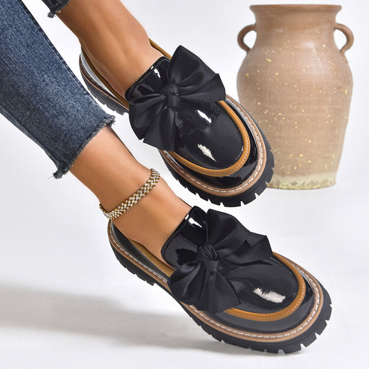 Spring And Autumn Lafo Womens Suede Leather Shoes