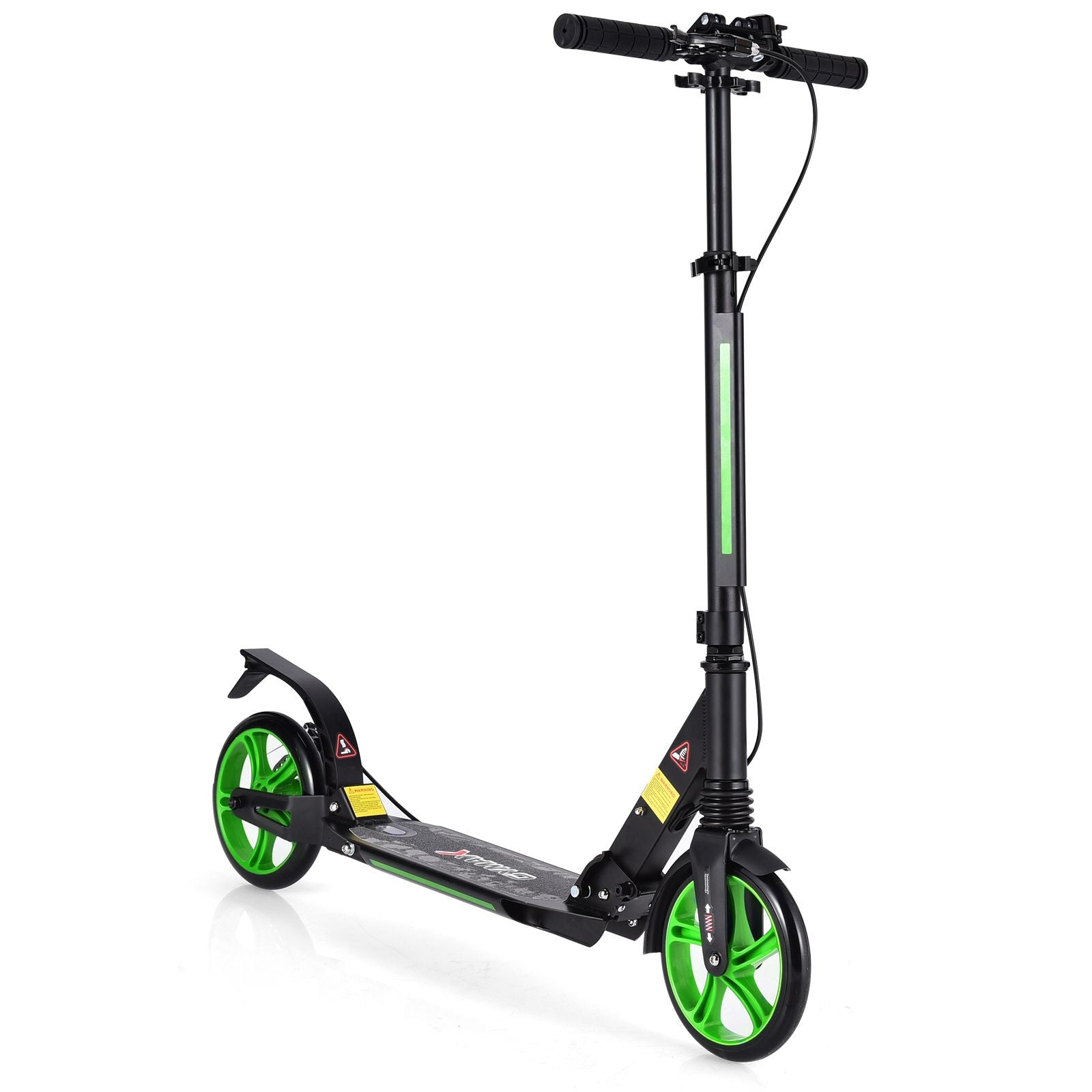 Klappbarer Kickscooter Mit Klingel & Ständer Höhenverstellbarer Scooter Roller Tretroller