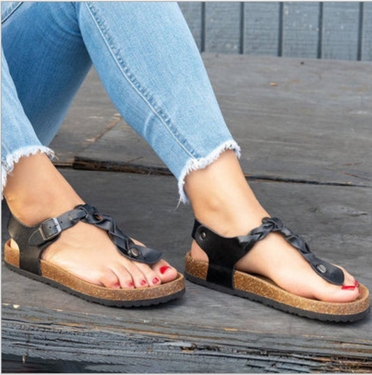 Dame Sommer Flade Klipklapper