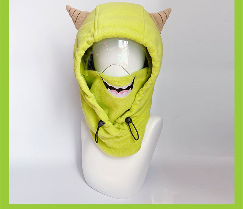 Cartoon Cute Ski Helmet Hat Windproof And Warm