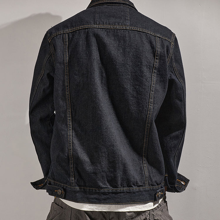 Primary Color Casual Denim Men's Classic Denim Jacket Coat Men's