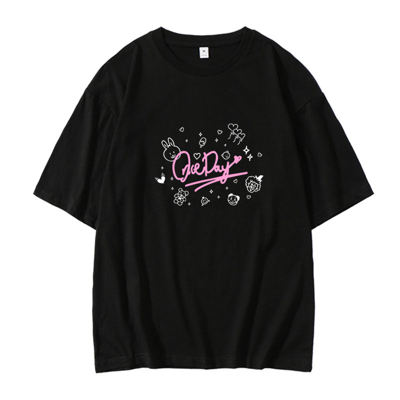 Pine Letter Printed Cotton Summer Song Clothes