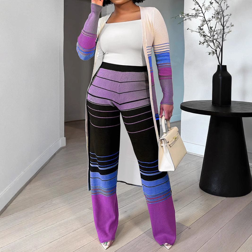 Plus Size Long Sleeve Elegant Fashion Suit