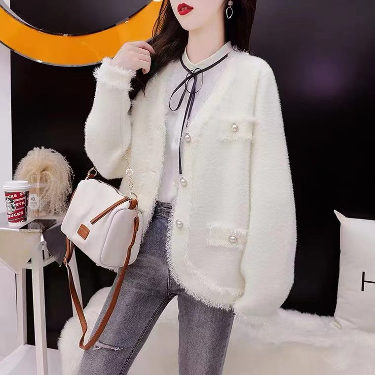 Women's Loose-fitting Tassel Vintage Sweater Coat