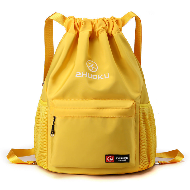 Casual Oxford Cloth Drawstring Backpack