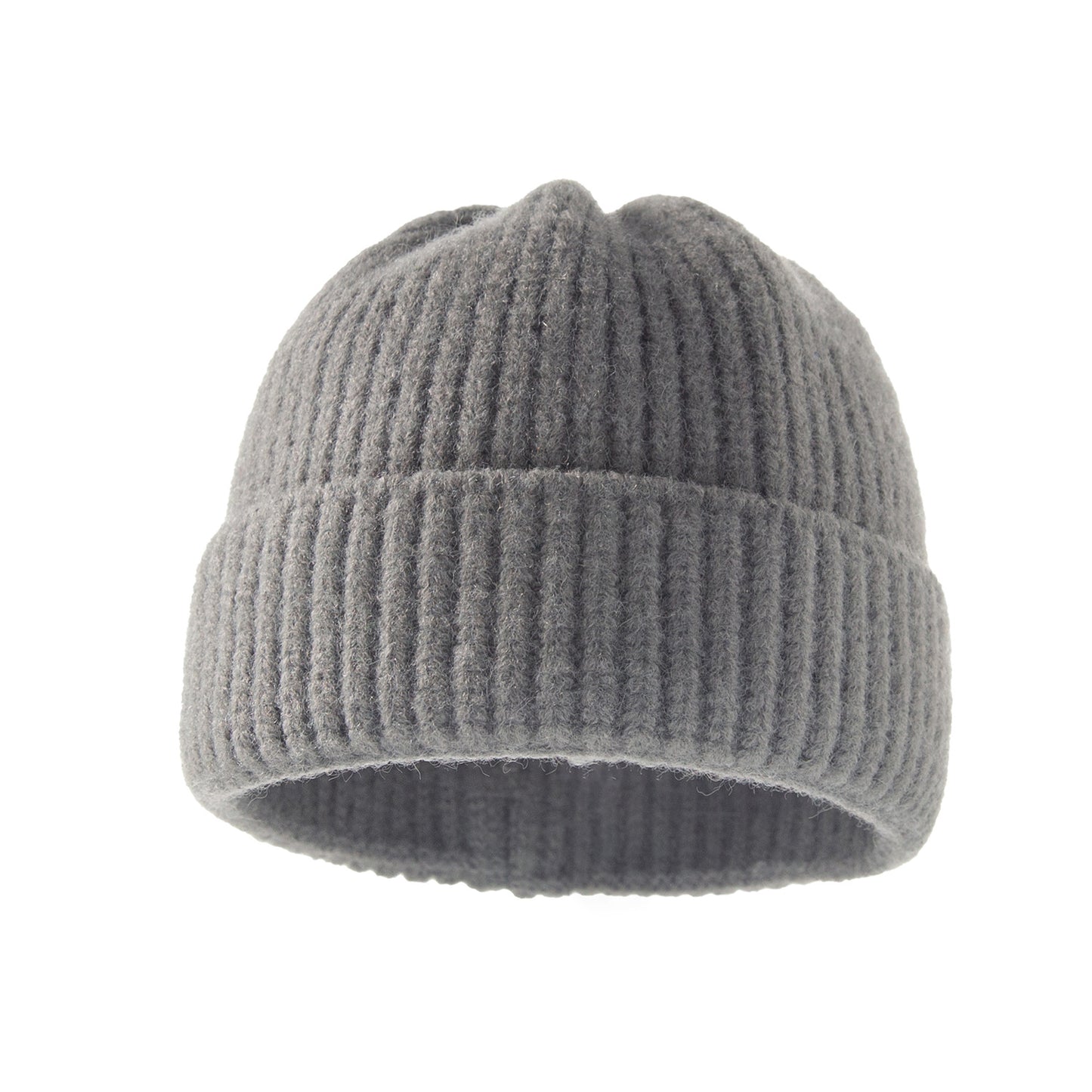 Autumn And Winter Acrylic Wool Warm Plain Hat