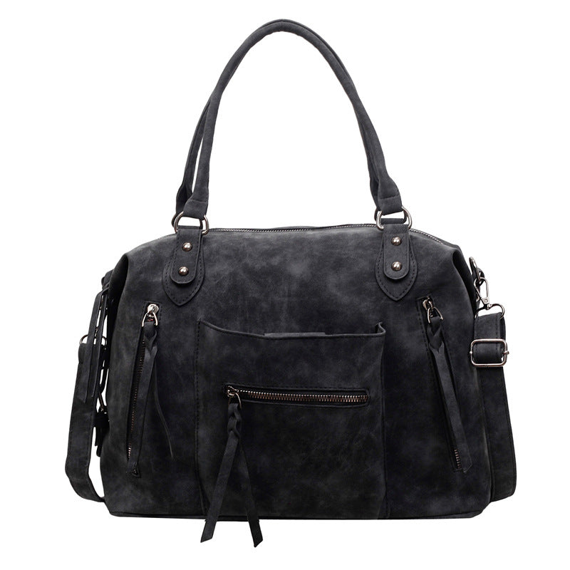 Retro Textured Women's Large-capacity Casual Fashion Messenger Bag