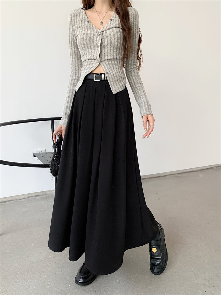 Women's All-matching Slim Fit Temperament Midi Skirt