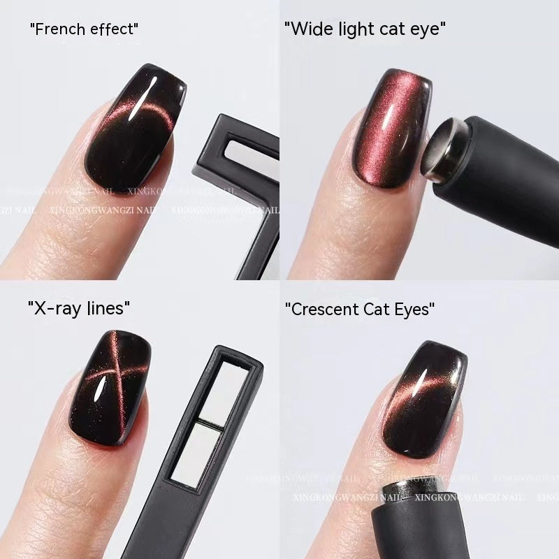 Cross-shaped Strong Magnet New Pattern Multi-functional Cat's Eye Manicure Implement