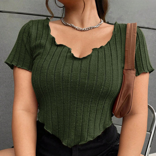 New Casual Commuting Slimming And Versatile T-shirt