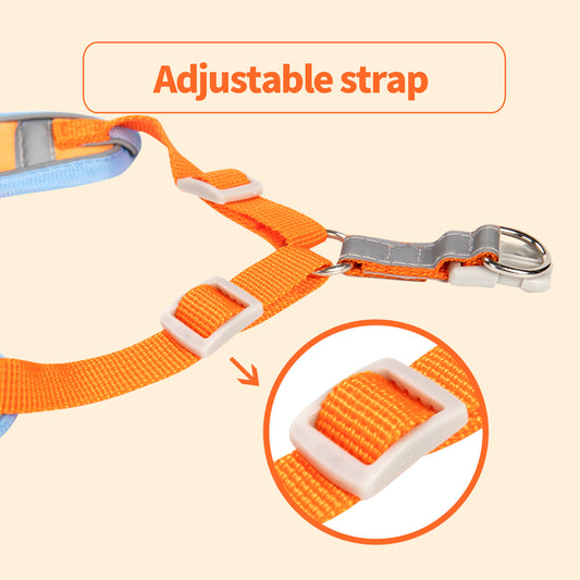 Dog Haulage Rope Package Adjustable Anti Breaking Loose Vest Pet Harness