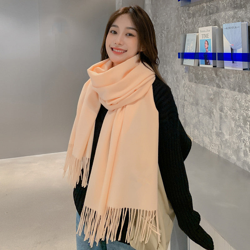 Men's Fashion Solid Color Scarf Shawl