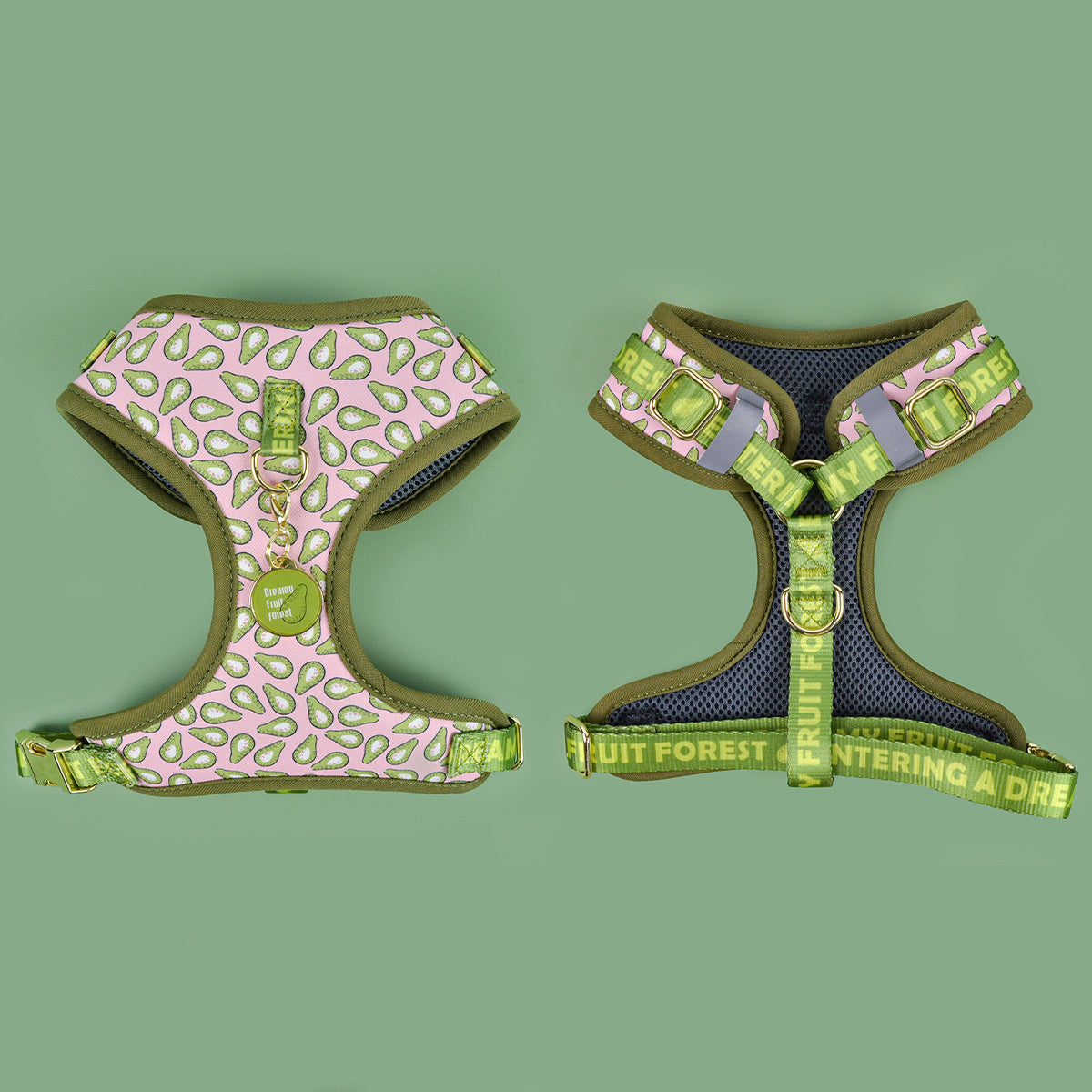Fashionable Breathable Adjustable Dog Breast Strap