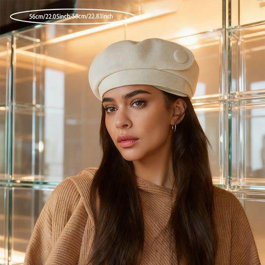 British-style Casual Painter Hat That Is Versatile And Can Show Off Your Face