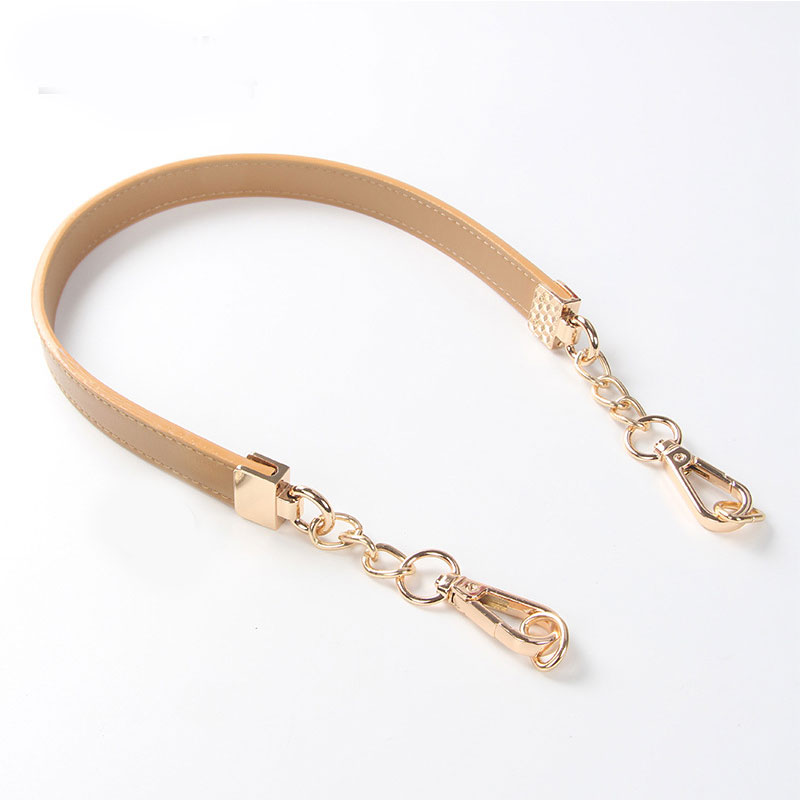 PU High-grade Light Gold Chain Handmade Cloth Diy Bag With Accessories