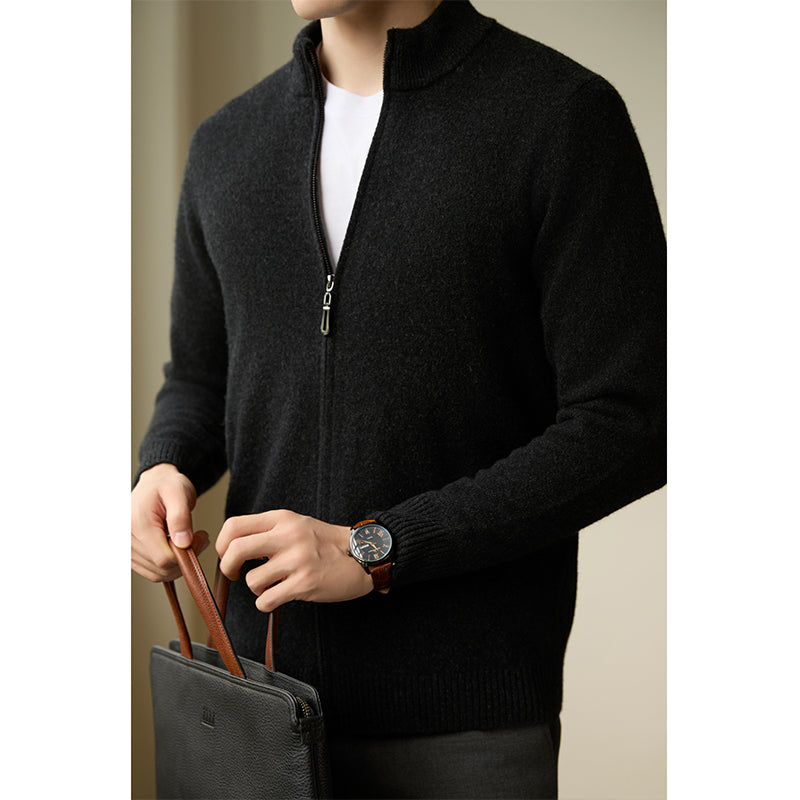 Men's AutumnWinter New Business Knitted Casual Jacket