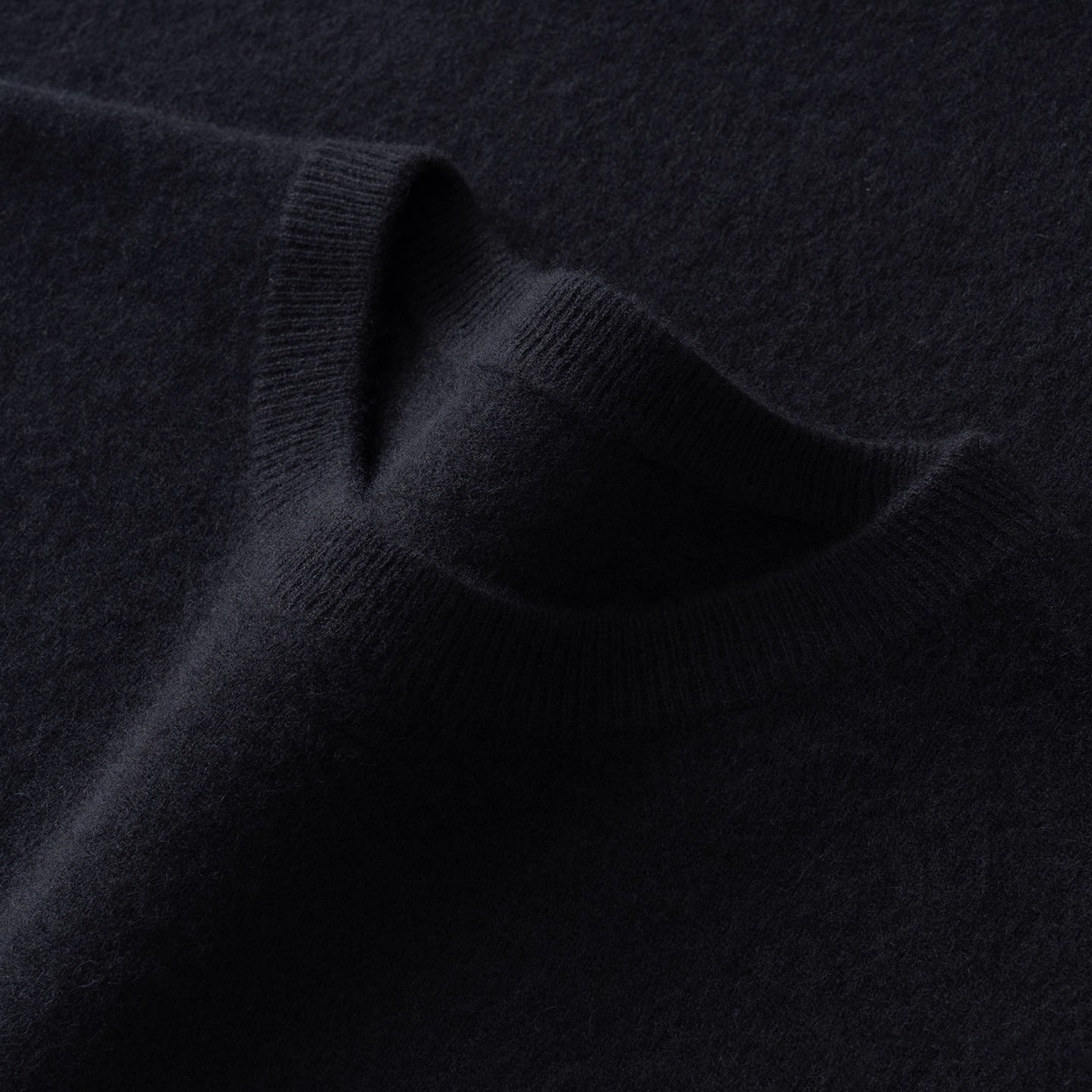 Cashmere Sweater Men's Low Round Neck Business Casual Cashmere Sweater