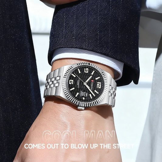 Round Dial Business Mens Watch