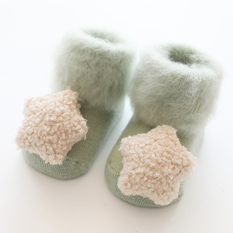Non-slip Floor Socks Three-dimensional Doll Baby