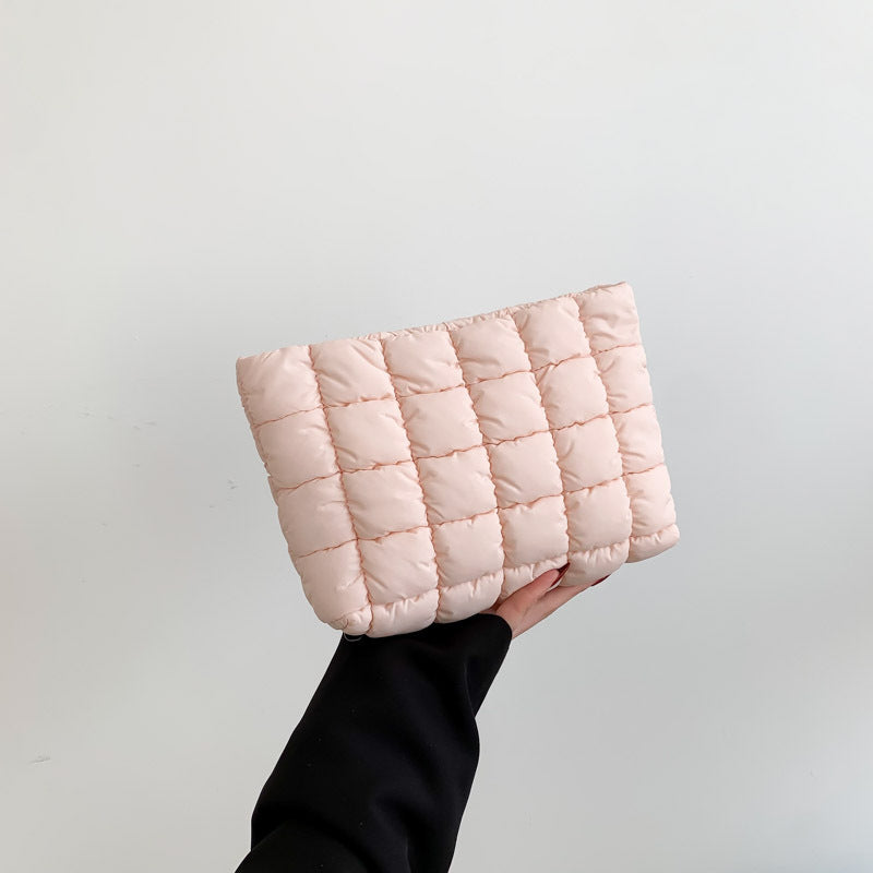 Solid Color Large Capacity Women's Down Bag