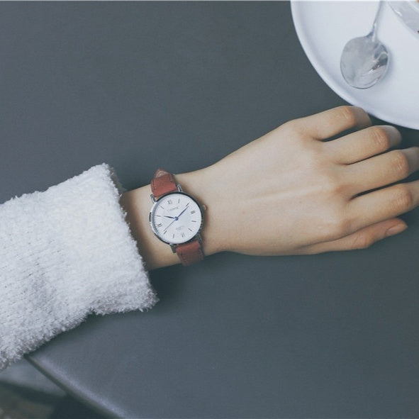 Korean Version Simple Artistic Retro To Couple Quartz Watch