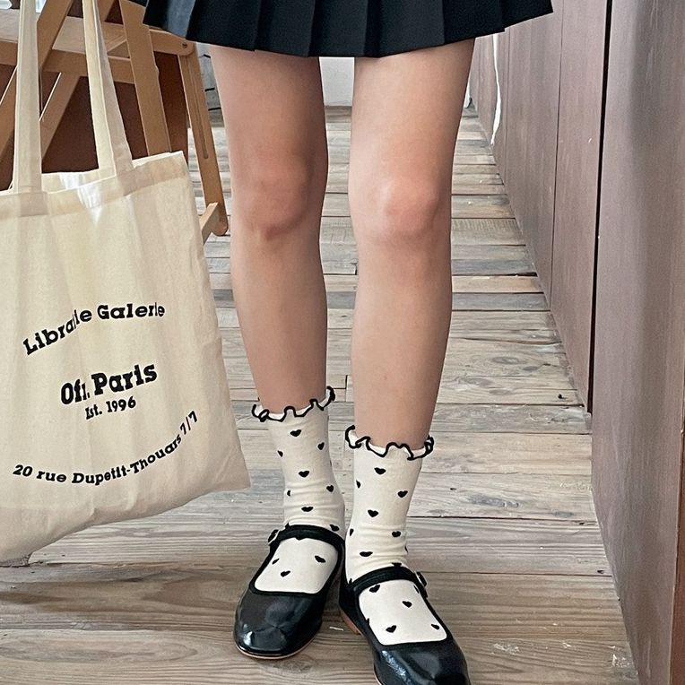 Wooden Ear Love Tube Socks