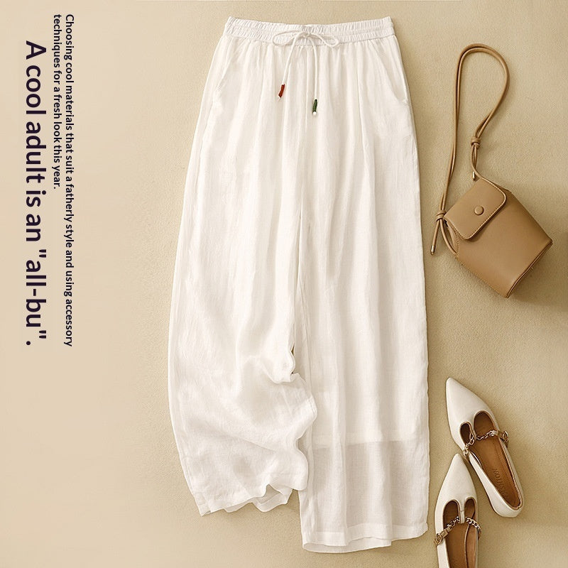 Stylish Trendy New Loose-fitting Minimalist Straight-leg Pants