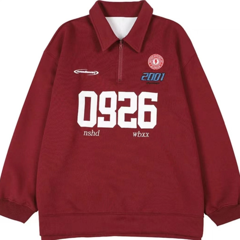 Women's American-style Retro Digital Printing Plus Size Sweater