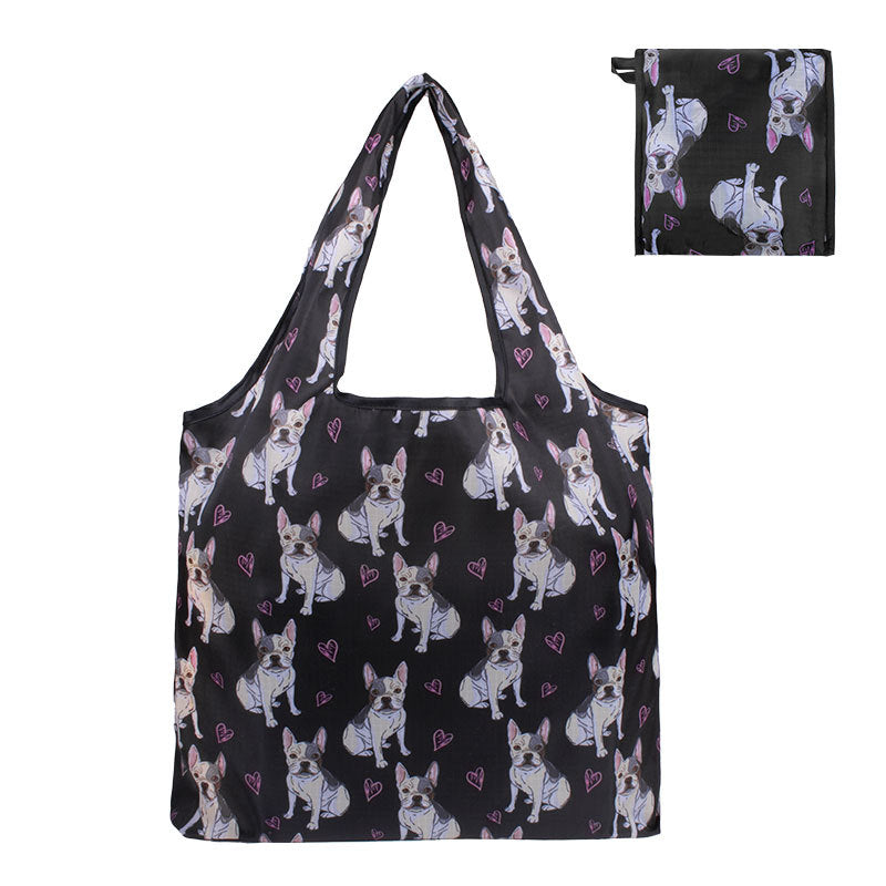 Portable Digital Printed Oxford Cloth Folding Shopping Bag
