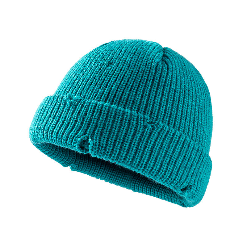 Men's Short Dome Korean Style Knitted Hat