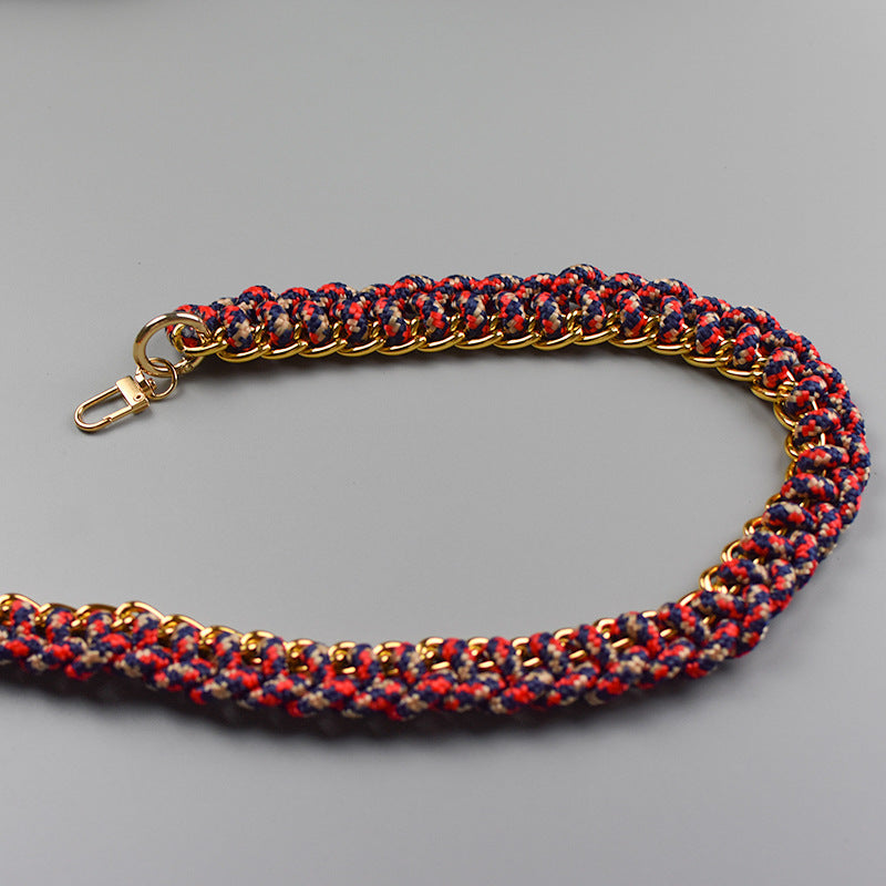 Women's Bag Woven Bag With 40cm Short With Buckle Can Be Mobile Phone Charm