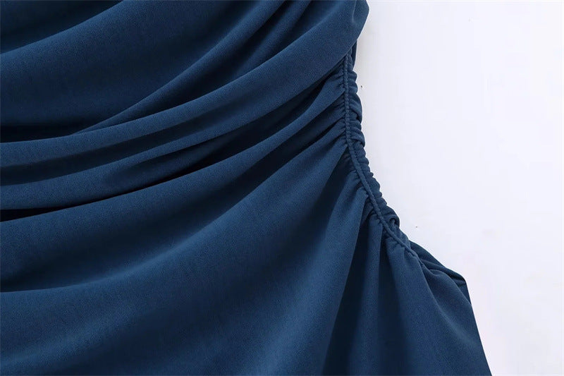Ensfarvet Slim Fit Nederdel til Kvinder