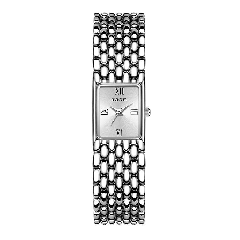 New Arrival Casual Simple And Compact Square Watch