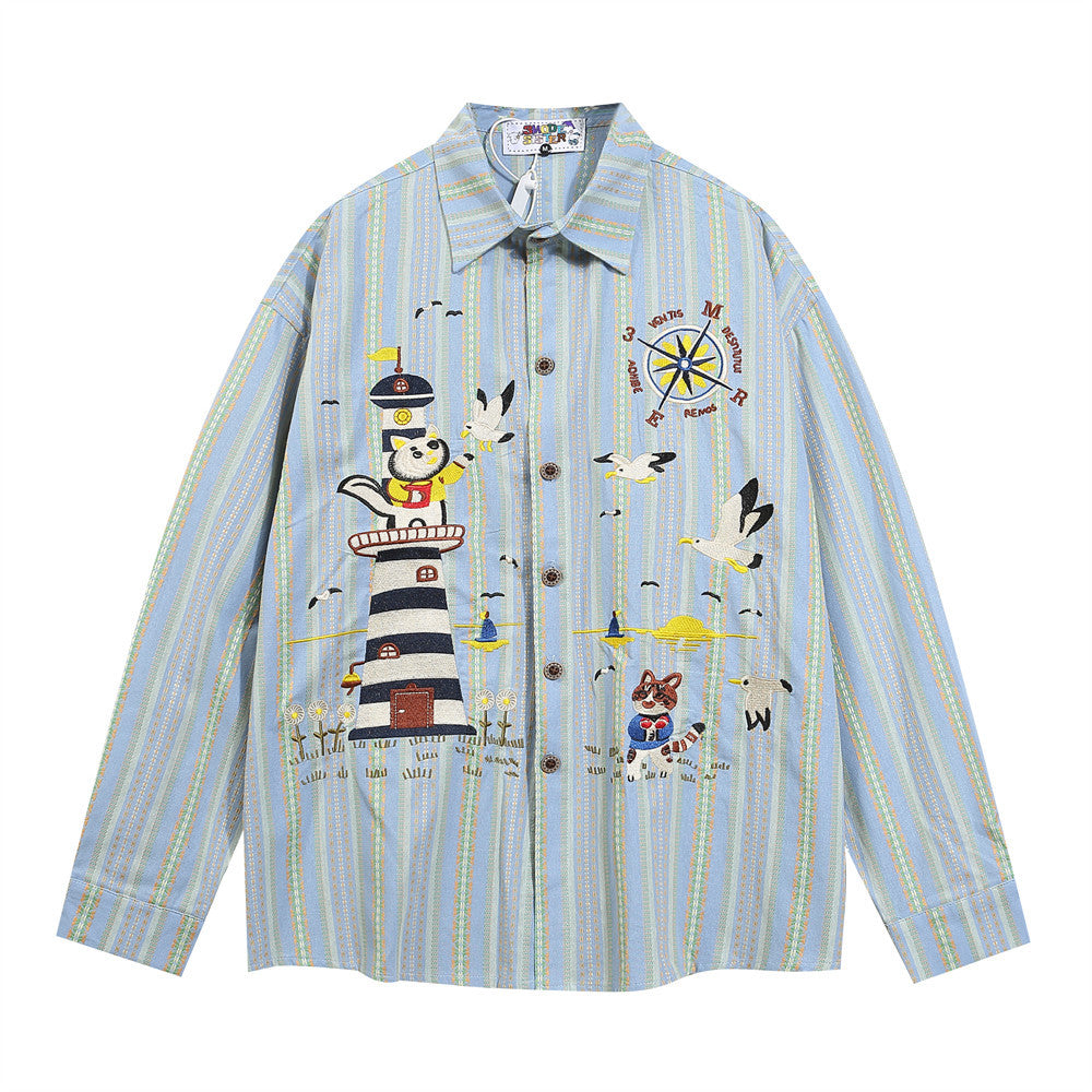 Hip-hop Fashion Niche Loose Shirt Men's Spring And Autumn