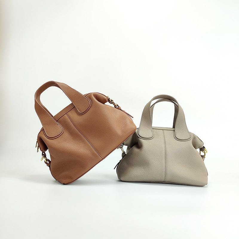 Fashionable Large Capacity High-end Leather Shoulder Bag For Women