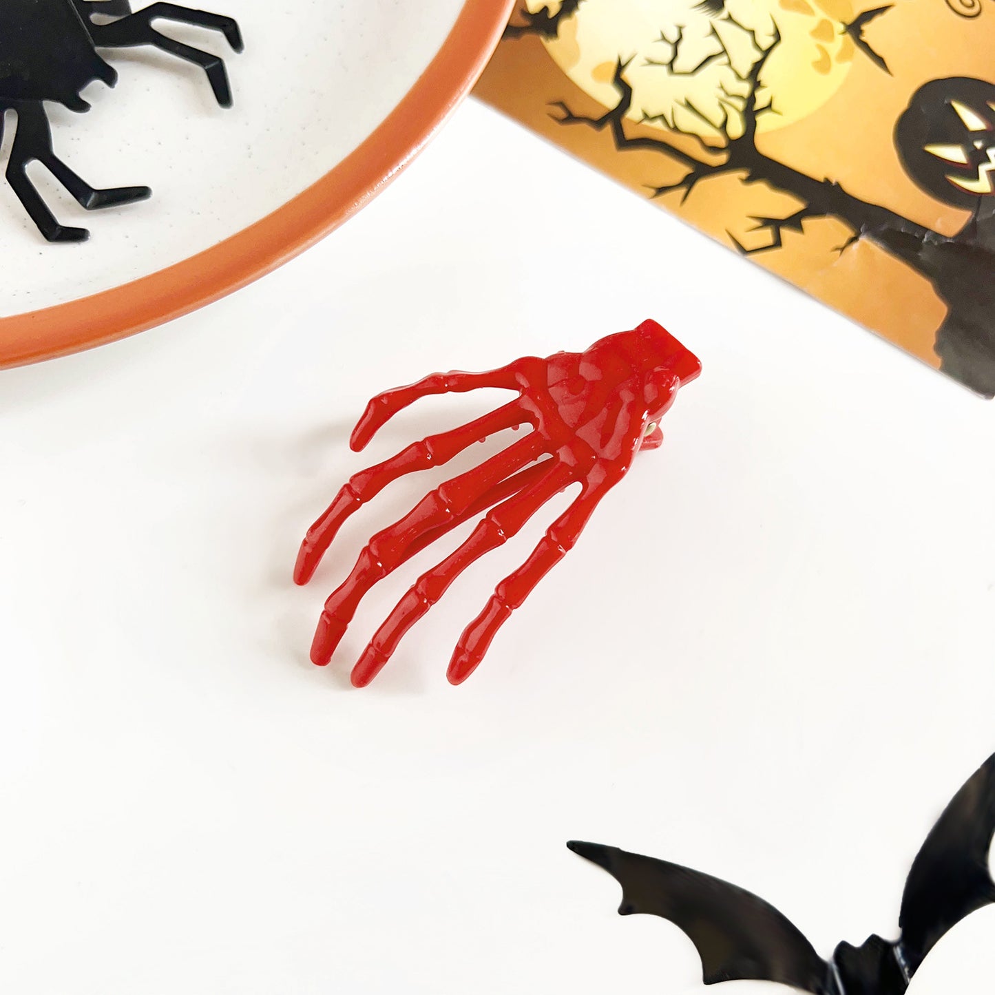 Halloween Skull Harajuku Hand Bone Hair Clip