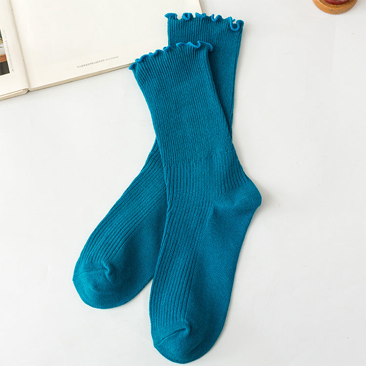 Japanese Autumn And Winter Cotton Socks Thin Section