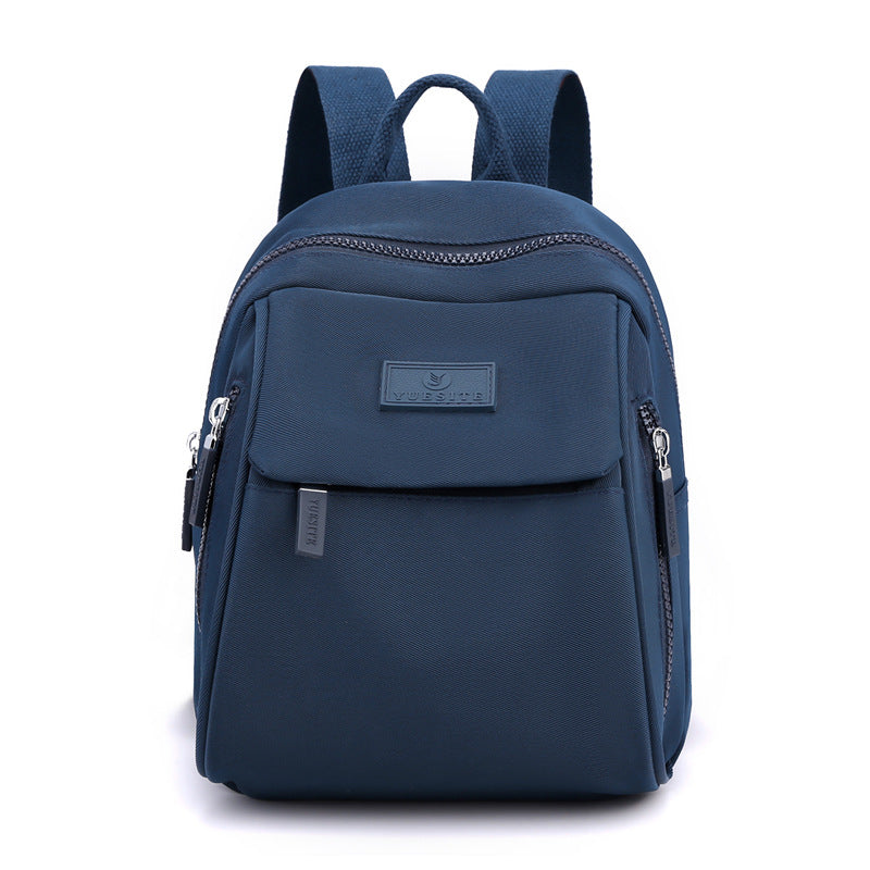 Anti-splash Nylon Cloth Bag Backpack Student Schoolbag Ladies