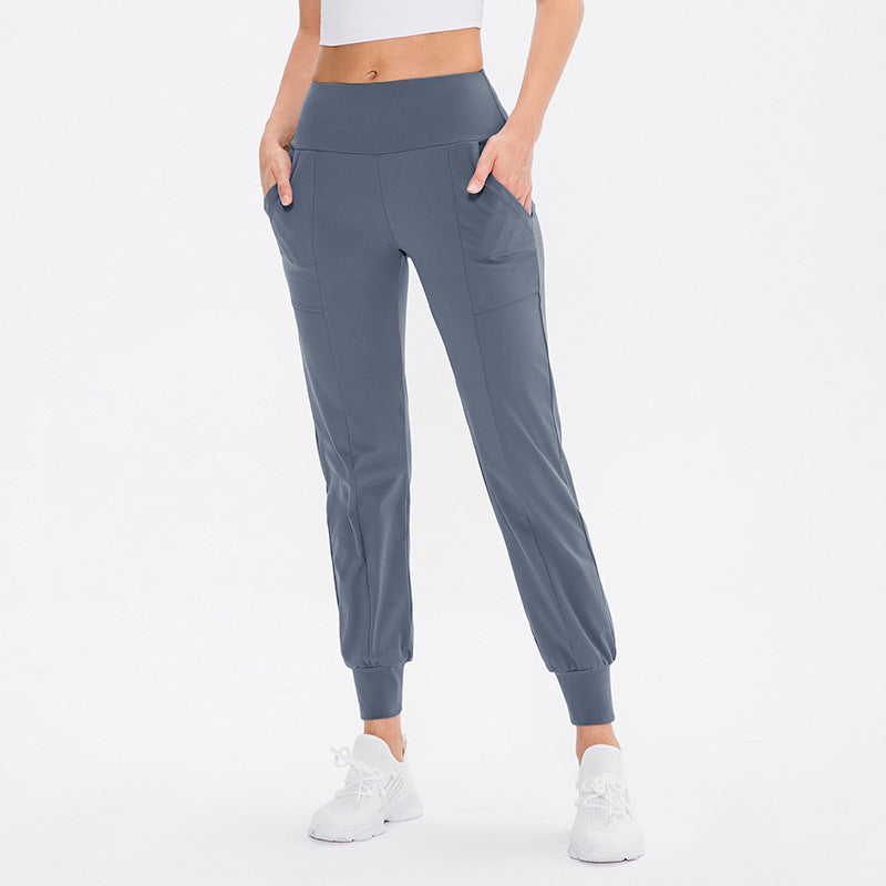 Women's Loose Tappered Yoga Pants High Waist Casual Sports Trousers