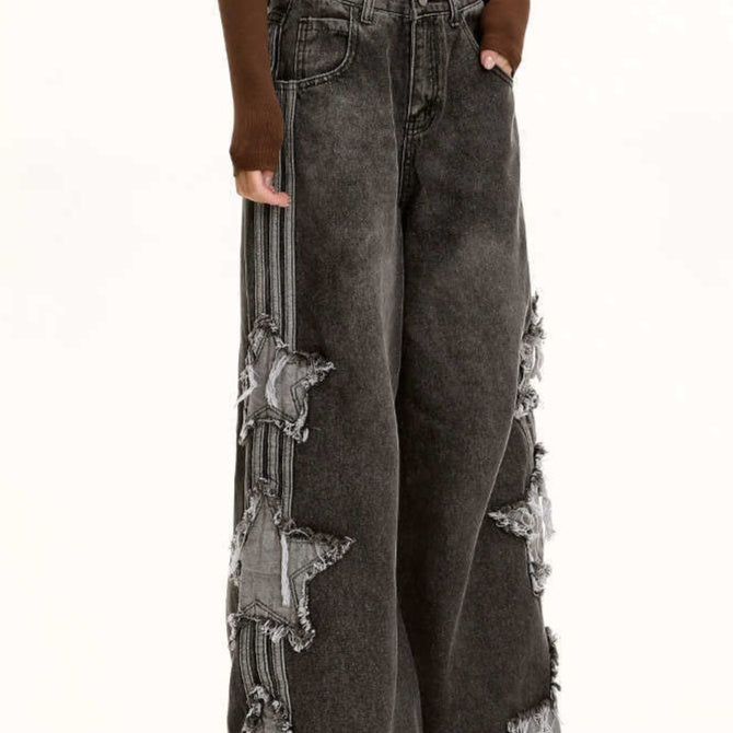 Loose Slimming  Draping Wide-leg Floor-length Pants